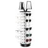 WANLECY 44 PCS Sunglasses Display Stand with Adjustable Mirror, 360 Eyeglass Holder Stand Counter Top Display Rack for Retail (Round) view 1