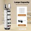 WANLECY 44 PCS Sunglasses Display Stand with Adjustable Mirror, 360 Eyeglass Holder Stand Counter Top Display Rack for Retail (Round) view 4