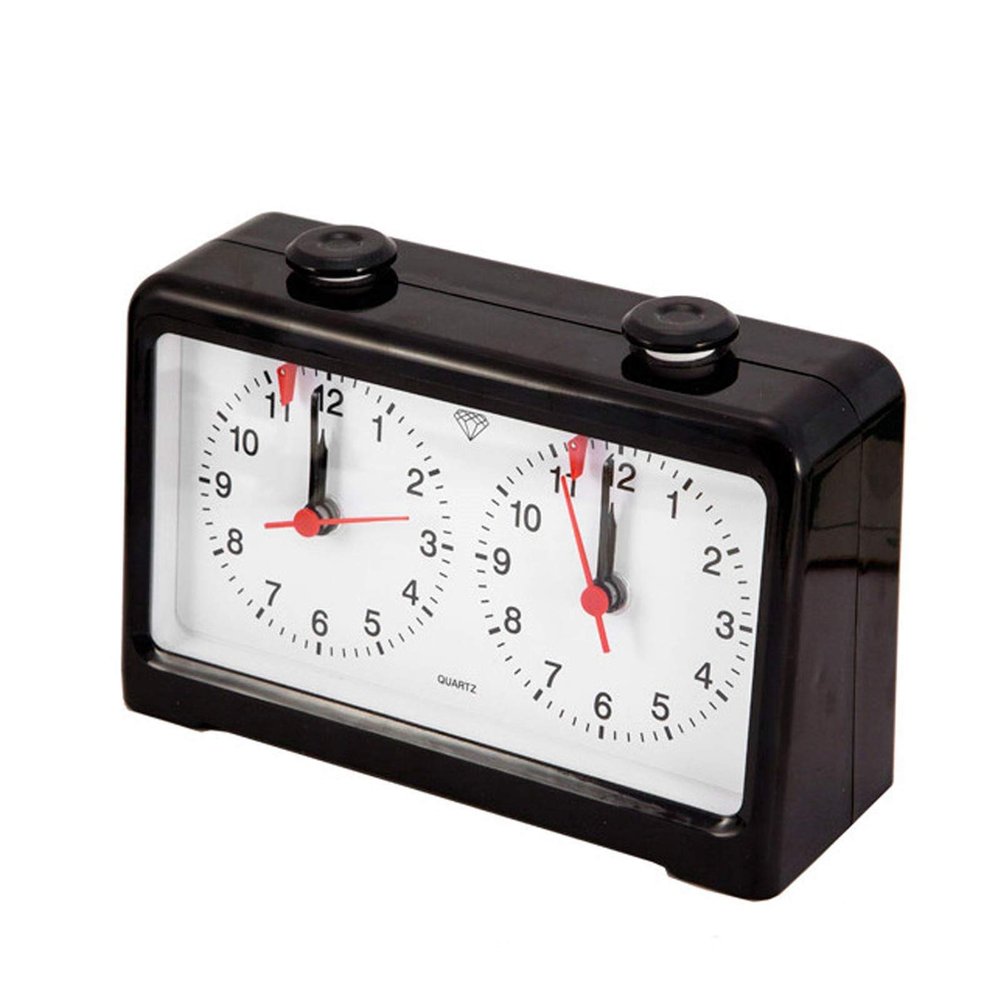 Naysku Countdown Timer, Professional Mechanical Chess Clock for Game, Digital International Chess Clock, Portable Retro Analog Chess Game Timer for Competition Game
