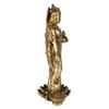 PSQURMART Brass Laxmi MATA Blessing Standing on Lotus with Kalash & Brass Statue for Temple Puja Home Decor Murti Office Gift Item Showpiece hight-10 Inches view 4