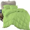 8 Piece Bed in a Bag Bedding Set 100% Best Cotton 500 GSM Full Size Sage Complete Set - 1 Comforter,1 Fitted 16" Deep, 1 Flat, 4 Pillowcases & Shams,1 Duvet Covers Bedding Sets view 1