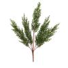 RNCOZE 3 PCS Artificial Pine Cypress Leaves Branches Fake Greenery Pine Picks, Faux Plastic Plants DIY Garland Wreath Floral Arrangement Ornament for Indoor Outdoor Garden Home Decor, 52cm view 1