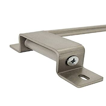 20 x 36 in. Innovative Swing Arm Curtain Brent Rod, Nickel
