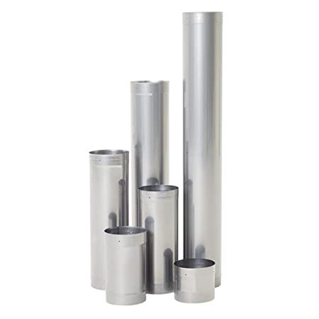 8 in. Rhino Rigid Stainless Steel 304L Telescoping Chimney Liner