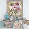 DesignQ Iris Bouquet Floral Design Traditional Framed Wall Art view 2