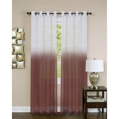Essence Grommet Panel - 54 in. x 84 in. - Burgundy