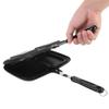 Double Sided Frying Pan, Nonstick Frying Pan Skillet Cast Aluminium Omelette Pan Cookware Chef's Pan Egg Maker Flip Grill Pan for Home Kitchen, Restaurant, Hotel Cooking Utensil Tool view 3