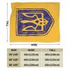 AHMOVOMAH Ukraine Flag Fleece Blanket Bed Linen Sofa Blankets Throw Size 60"X50" for Yoga Mats Pillow Case view 2