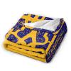 AHMOVOMAH Ukraine Flag Fleece Blanket Bed Linen Sofa Blankets Throw Size 60"X50" for Yoga Mats Pillow Case view 3