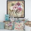 DesignQ Iris Bouquet Floral Design Traditional Framed Wall Art view 2