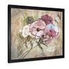 DesignQ Iris Bouquet Floral Design Traditional Framed Wall Art view 3