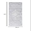 Martha Stewart x SAFAVIEH Area Rug Collection - 2'2" x 8' Runner, Cream & Blue, Non-Shedding & Easy Cleaning, Ideal for Living Room, Bedroom, Foyer, Hallway (MSR689M) view 2