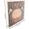 18.75" Trick or Treat Jack O Lantern Halloween Wall Sign view 3