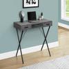 Monarch Specialties I 7795 Computer Desk, Home Office, Laptop, Left, Right Set-up, Storage Drawers, 42" L, Work, Metal, Laminate, Grey, Black, Contemporary view 2