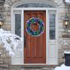 24" Multi-Function Coloring Changing Fiber Optic Artificial Pine Christmas Wreath view 2