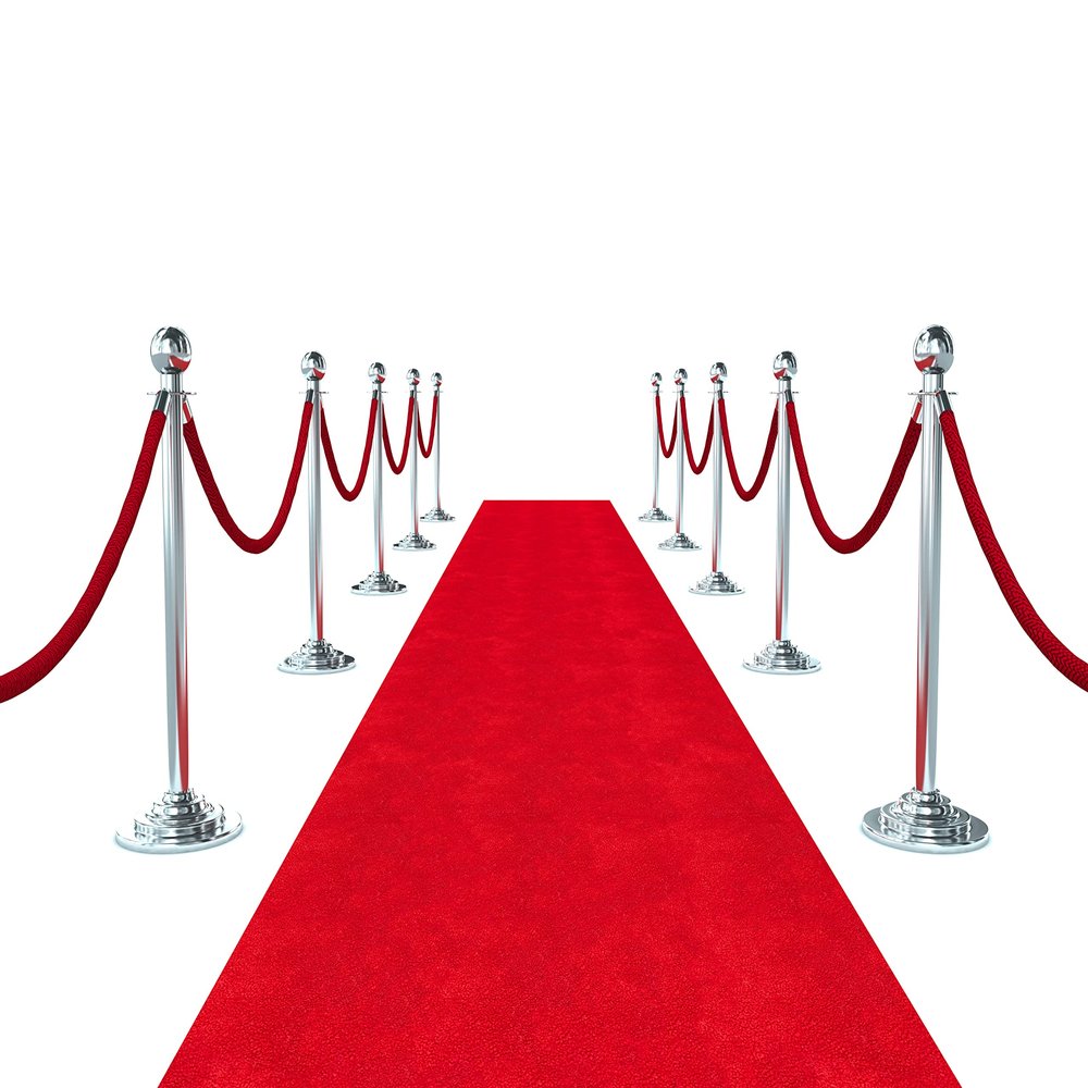 Red Event Carpet Aisle Runner 4ft Wide x 10ft Long