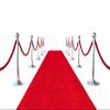 Red Event Carpet Aisle Runner 4ft Wide x 10ft Long view 1