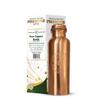 A American Ayurveda 100% Pure Copper Water Bottle for drinking, Jointfree, Leakproof, Natural Ayurveda Health Benefits, Copper bottle, Alkaline Water 600ml (20Oz) Capacity view 1