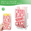 202 Pcs Popcorn Machine Supplies Set, Kernel Sifting Speed Scoop, Stainless Steel Seasoning Dredge with Handle, 200 Pcs Popcorn Bags Bundle for Home Kitchen Theater Movie Tools Supplies (1 Oz) view 4
