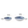 Ceramic Plate Household Deep Dish Kitchen Soup Plate Vegetable Plate Creative Large Vegetable Bowl Soup Bowl (Color : A) view 2