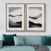 IDEA4WALL Framed Wall Art Print Set Geometric Black & White Color Wave Collage Abstract Symbols Modern Art Boho Graphic Colorful Chic for Living Room, Bedroom, Office - 16"x24"x2 Natural view 2