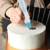 Cake Icing Pen, Silicone Food Writing Pen Cake Dessert Decorating Tools Pen Writer Bottles Practical Squeezing Baking Tools 4 Nozzles(Blue) view 2