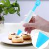 Cake Icing Pen, Silicone Food Writing Pen Cake Dessert Decorating Tools Pen Writer Bottles Practical Squeezing Baking Tools 4 Nozzles(Blue) view 3