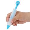Cake Icing Pen, Silicone Food Writing Pen Cake Dessert Decorating Tools Pen Writer Bottles Practical Squeezing Baking Tools 4 Nozzles(Blue) view 4
