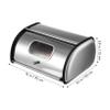 Cabilock Bread Box Cover Multi-functional Household Bread Container for Kitchen Bakery and Shops Odor Storage view 2