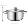 1pc Dual Handle Stew Pot High Capacity Non-stick Cookware for Home Kitchen Thickened for Stewing Meat Lightweight Portable Cookware view 2