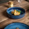 Dessert Dishes Plates Dinner Plate Porcelain Bowl Plate Creative Pattern Salad Bowl Household Tableware Can Be Used for Salad Steak Pasta Dessert Plate (Color : A) view 4