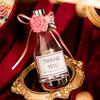 Crysdaralovebi 12Pcs Plastic Candy Box Thank You Champagne Bottle Wedding Favor Marriage Box Sweets Plastic Box Event Supply (Pink-12pcs,S-11.5x4.5cm) view 1