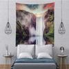 BELECO Mountain Lake Tapestry Waterfall Landscape Wall Hanging Tapestries Natural Scenery Nature Photo Background Office Home Decor Bedroom Aesthetic Living Room Dorm Decor 80x60 Inches view 3