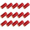Toyvian 100pcs PVC Heat Shrink Capsules Wine Bottle Corks Wine Shrink Wrap Wine Bottle Shrink Caps for Wine Making Cellars Home Use, Red view 1