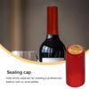 Toyvian 100pcs PVC Heat Shrink Capsules Wine Bottle Corks Wine Shrink Wrap Wine Bottle Shrink Caps for Wine Making Cellars Home Use, Red view 3