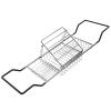 Bathtub Tray Stainless Steel Bathtub Caddy Tray Retractable Bath Tray Removable Stand for Placing Book, Wine Glass, Cellphone, Adjustable Bathtub Bathroom Shelf for Hotels, Bathrooms view 2