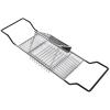 Bathtub Tray Stainless Steel Bathtub Caddy Tray Retractable Bath Tray Removable Stand for Placing Book, Wine Glass, Cellphone, Adjustable Bathtub Bathroom Shelf for Hotels, Bathrooms view 3
