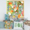 DesignQ Blooming White and Orange Tulips III Traditional Framed Wall Art view 2