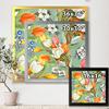 DesignQ Blooming White and Orange Tulips III Traditional Framed Wall Art view 4