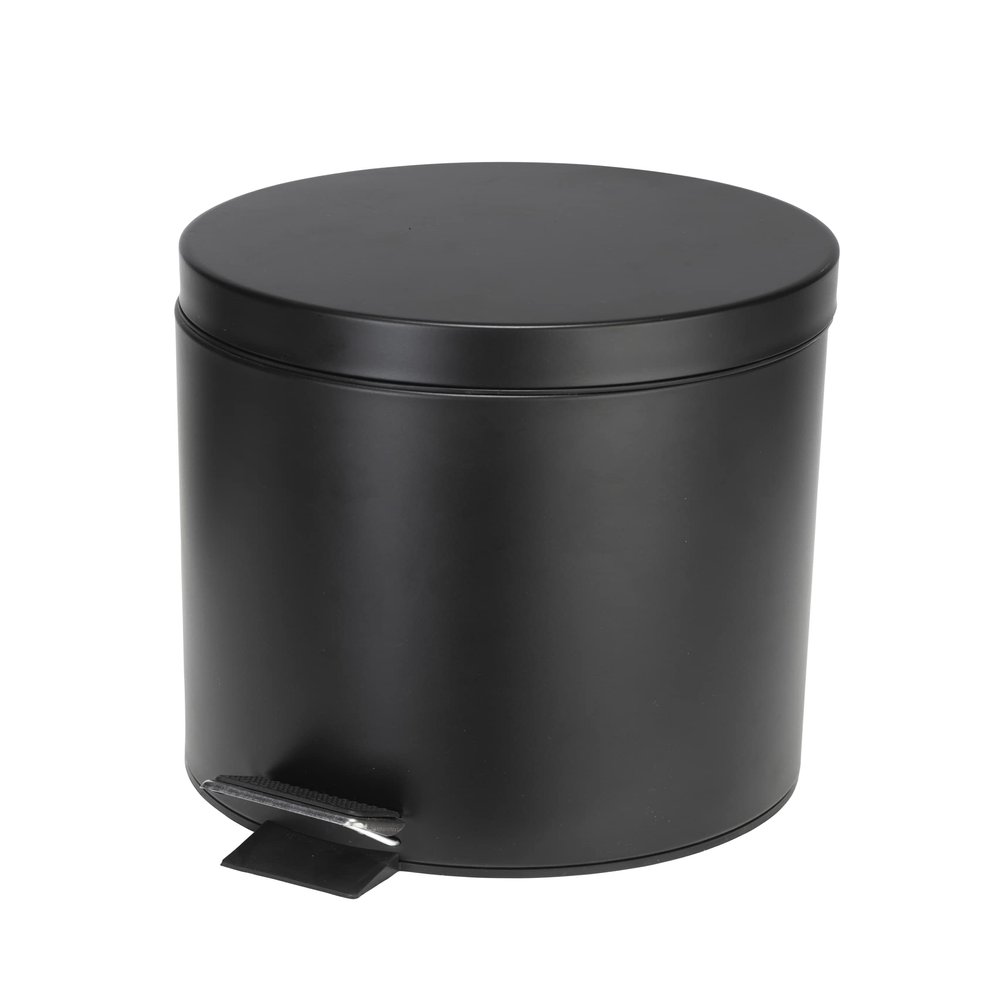 5L Soft Close Matt Black Bin