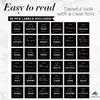 36 PCS Printed Label Stickers for Bottles, Prefdo Waterproof Minimalist Farmhouse Labels for Bathroom Kitchen Hand Soap Shampoo Conditioner Lotion Dispenser Bottles Containers(Black) view 4