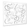 DesignQ Monochrome One Line Drawing Portraits Modern Framed Wall Art view 3