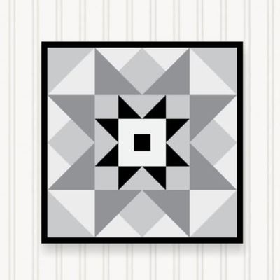 BARN Quilt Block Outdoor Square BQ107-06 | 6 Sizes | Outside Pattern | Wall Art | Yard Art | Barn Quilt Sign | Farm Quilt Design (46" x 46" 1 Sided)