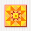 BARN Quilt Block Outdoor Square BQ107-05 | 6 Sizes | Outside Pattern | Wall Art | Yard Art | Barn Quilt Sign | Farm Quilt Design (18" x 18" 1 Sided) view 1