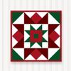 BARN Quilt Block Outdoor Square BQ107-02 | 6 Sizes | Outside Pattern | Wall Art | Yard Art | Barn Quilt Sign | Farm Quilt Design (23.5" x 23.5" 1 Sided) view 1