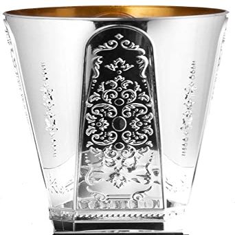 Decorline Regal Kiddush/Kiddish 5.5 OZ Cup | Square Bottom Disposable Wine Cups | BPA Free Food Safe Plastic | Perfect for Shabbat Passover Jewish Holidays & Events | 10 Count