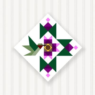 BARN QUILT Block Outdoor Square BQ105-01 | 6 SIZES | Outside Pattern | Wall Decor | Yard Art | Barn Quilt Sign | Farm Quilt Design (11.5" x 11.5" 1 sided)