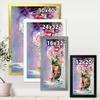DesignQ Pink Fresh Abstract Flowers Bouquet Modern Framed Wall Art view 4