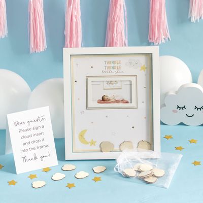 Kate Aspen Baby Shower Guest Book Alternatives, Twinkle Twinkle Little Star Nursery Decor, Baby Shower Decorations