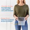 ECR4Kids Scoop Front Storage Bins, Multipurpose Organization, Clear, 25-Piece view 4